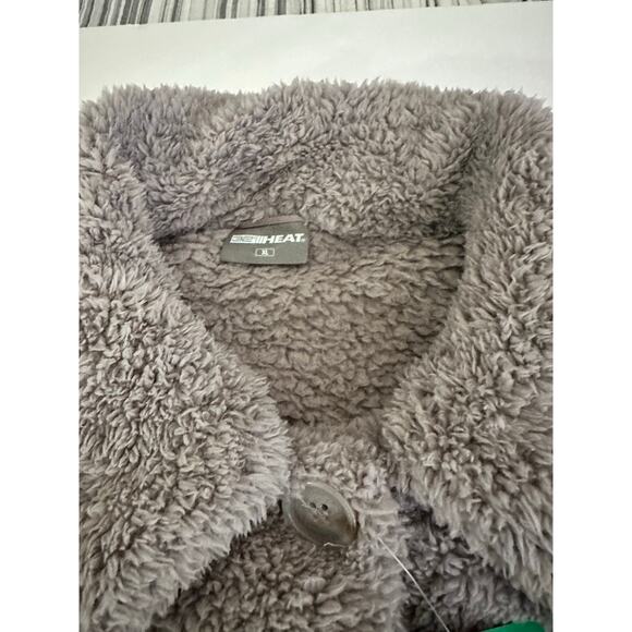 32 Degrees Heat Women's Cozy Fleece Jacket NWT Purple L Perfect for 3 Seasons! - Picture 7 of 7